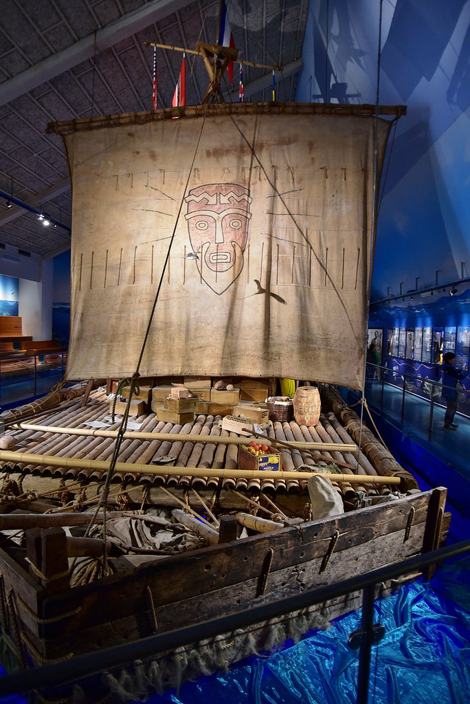 The Kon-Tiki in the Kon-Tiki Museum in Oslo, Norway