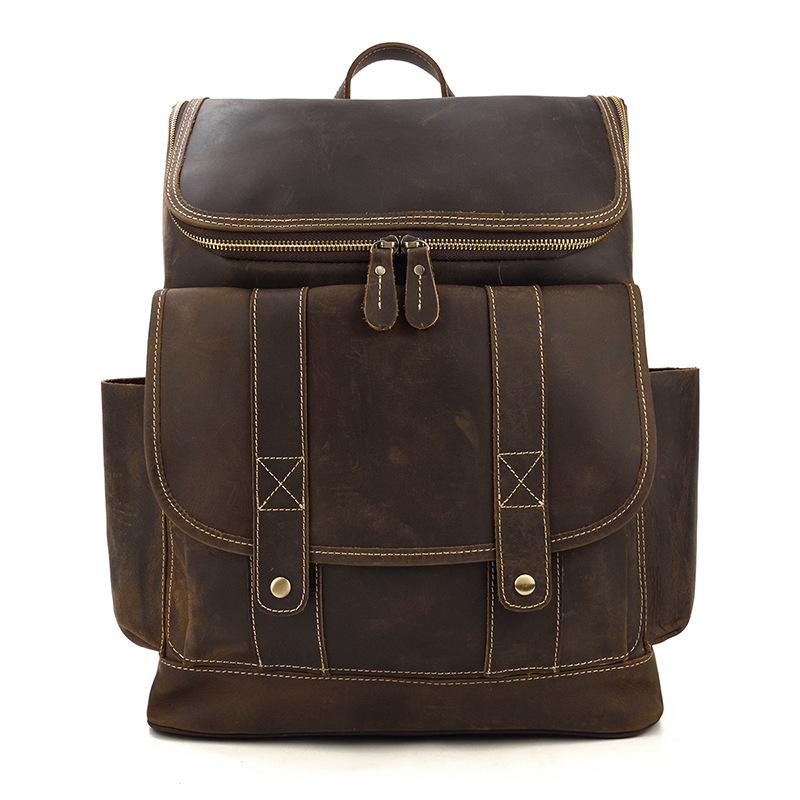 roya leather backpack