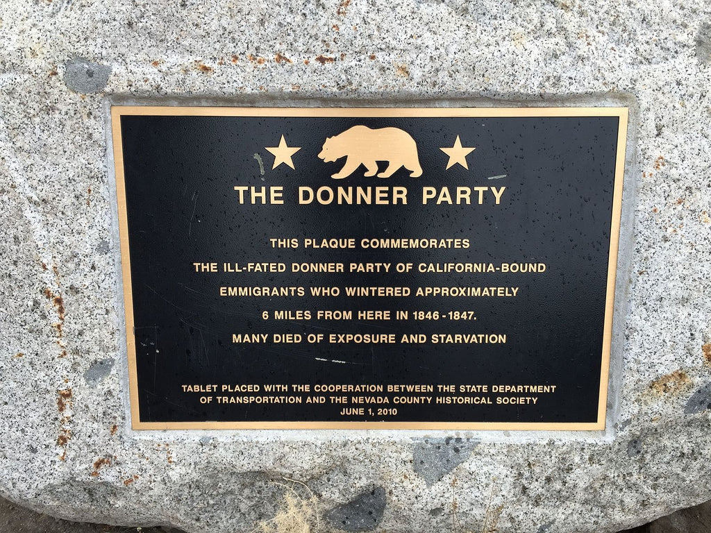 The Donner Party commemorative plaque