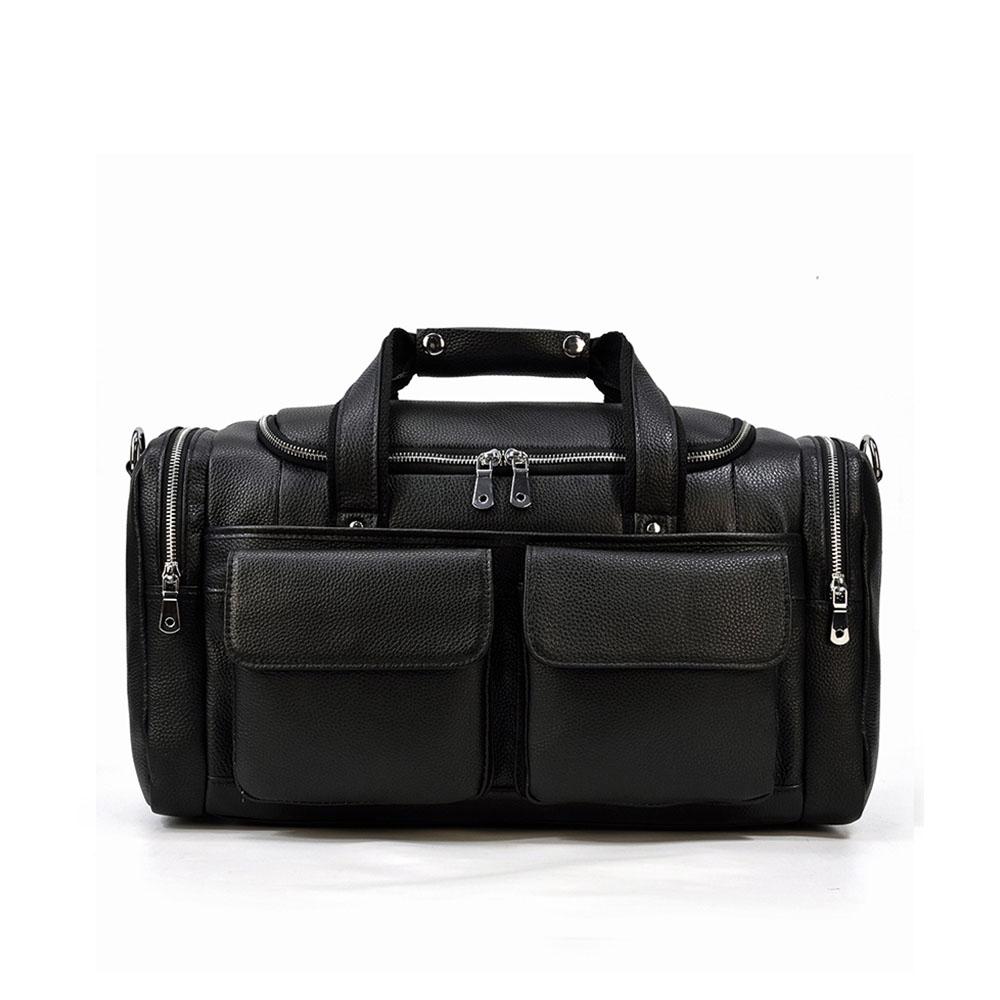 Sac Week End Cuir Noir