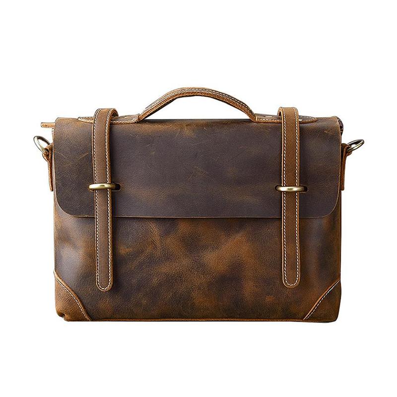 Brown Leather Handbag