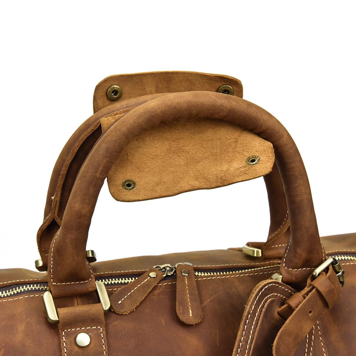 cabin Brown Leather Holdall