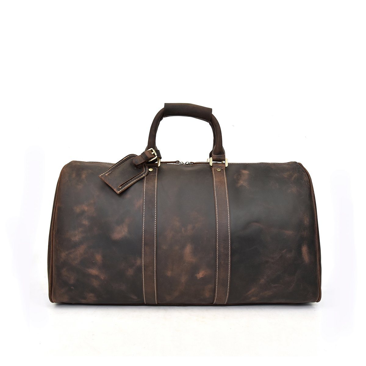 green army Brown Leather Holdall