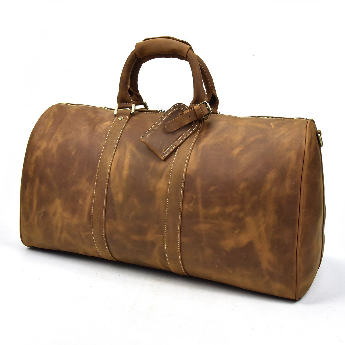 Brown Leather Holdall