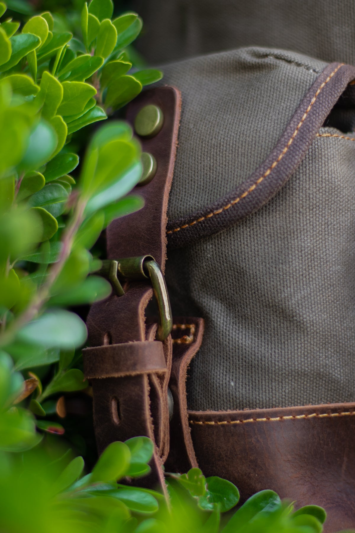 old school Canvas Hiking Backpack