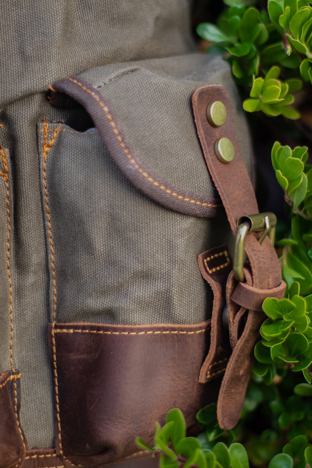 retro Canvas Hiking Backpack