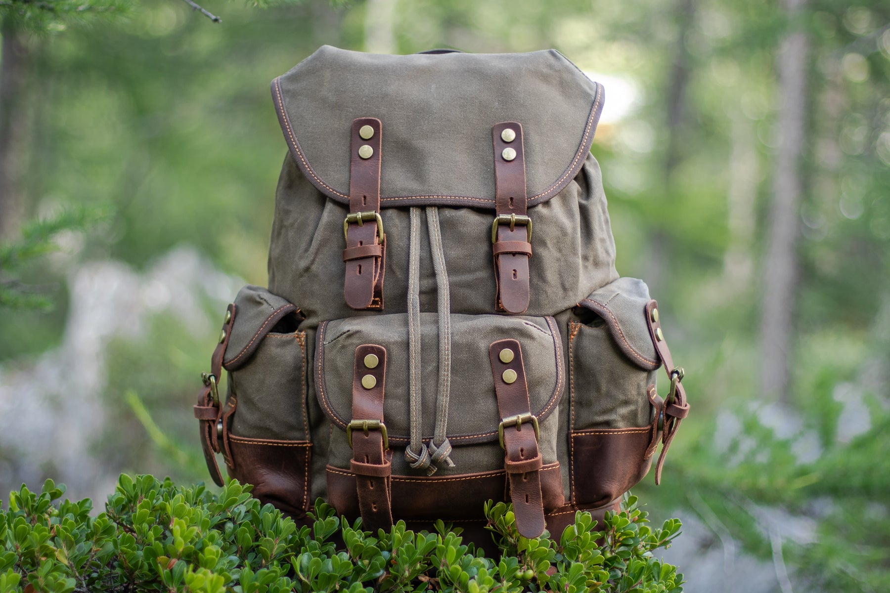 travel Canvas Hiking Backpack