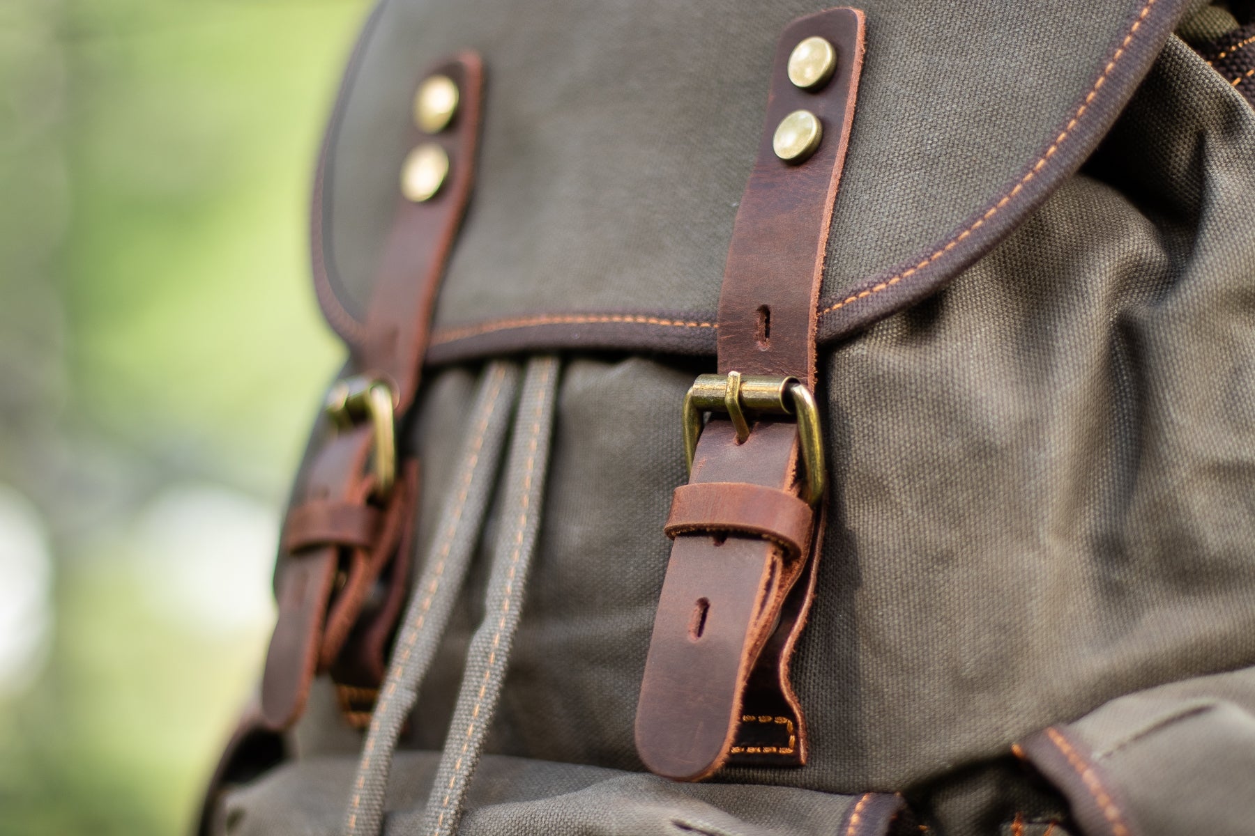 Canvas Hiking Backpack - Vintage Retro Rucksack | UPPSALA – Eiken Shop