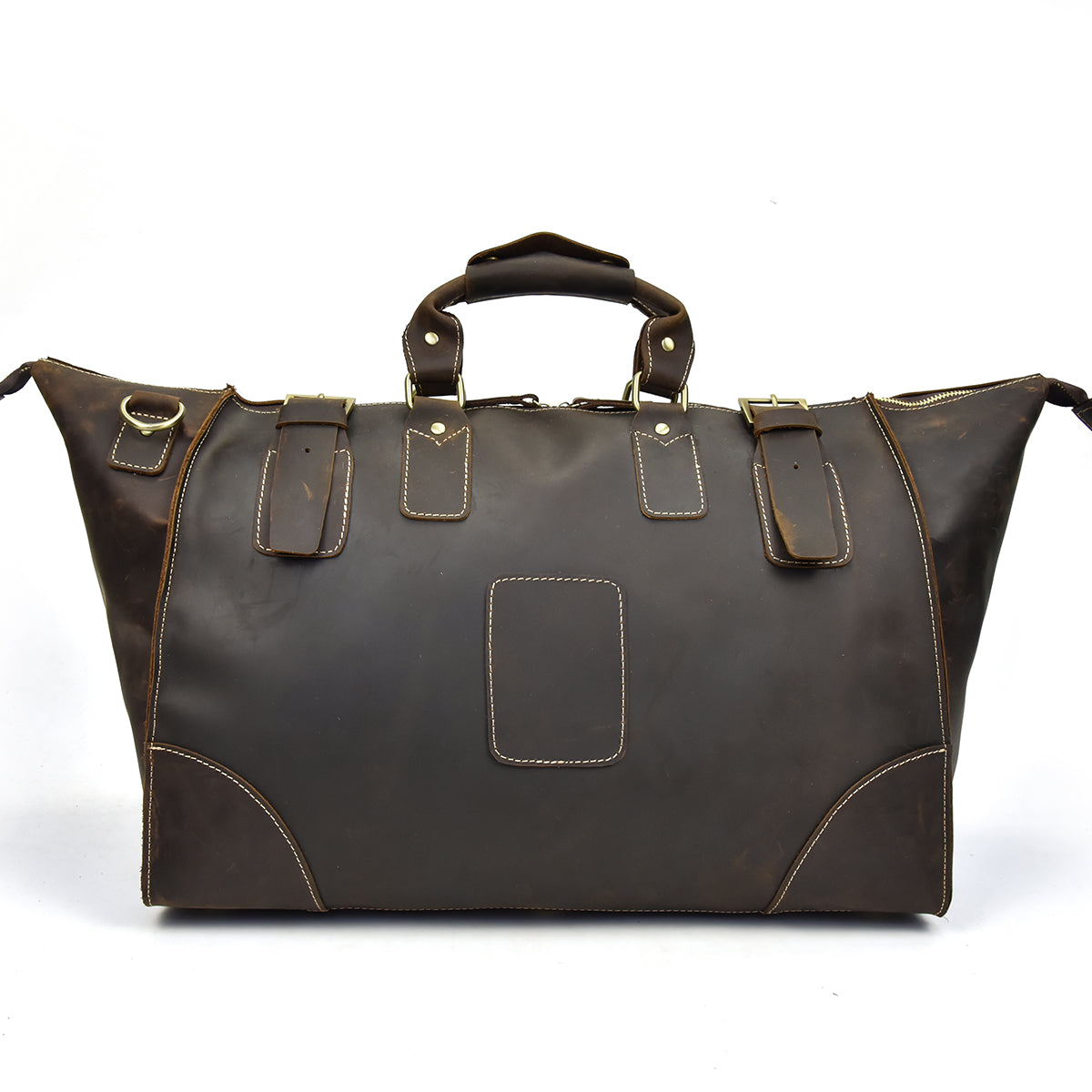 retro Leather Duffel Bag