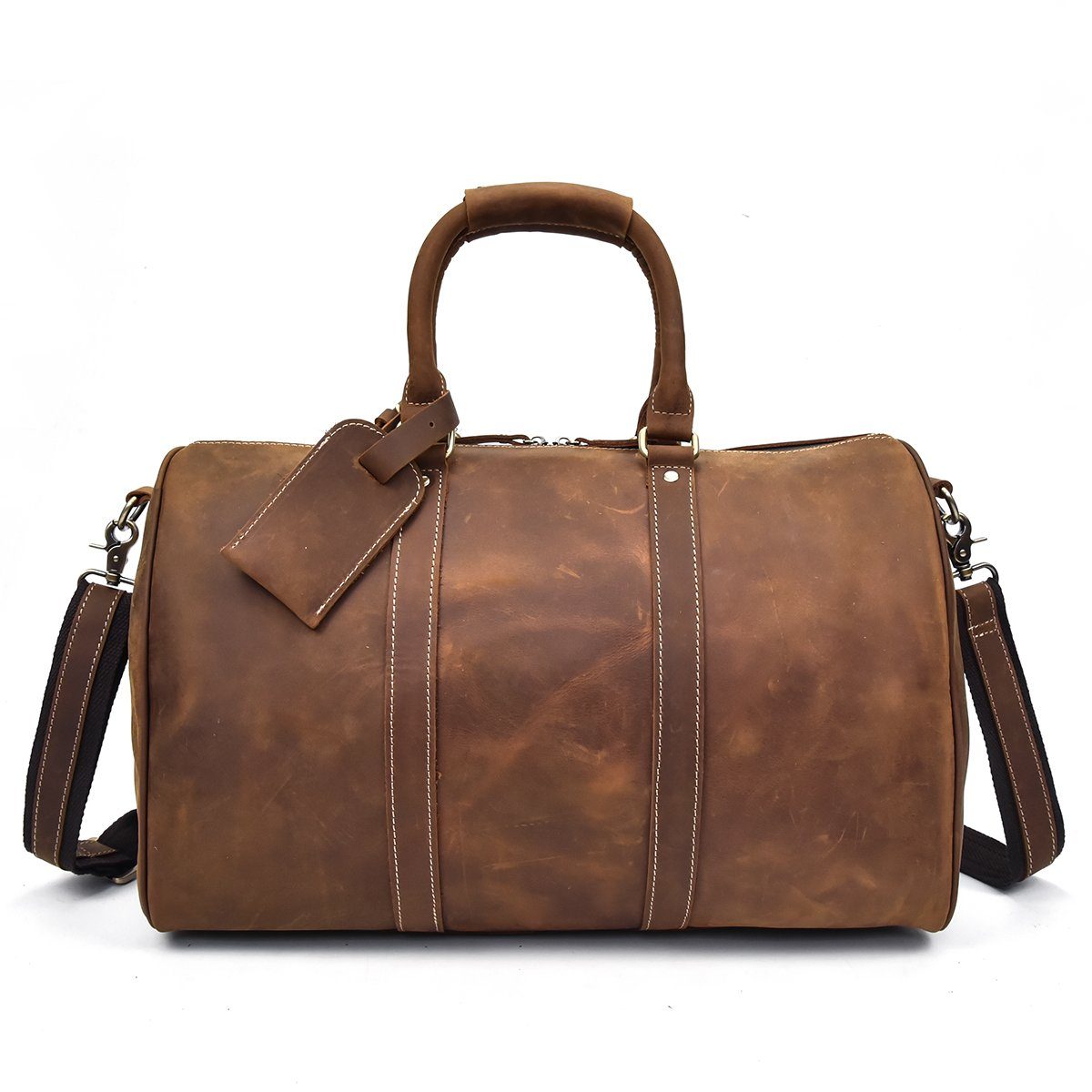 green army Leather Holdall