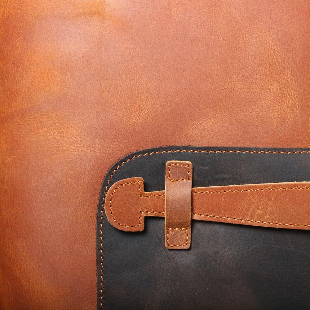 sturdy Leather Laptop Pouch