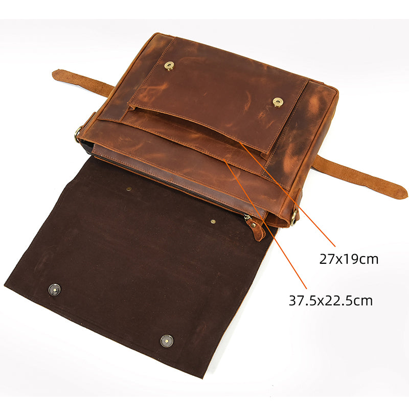 leather over shoulder handbag
