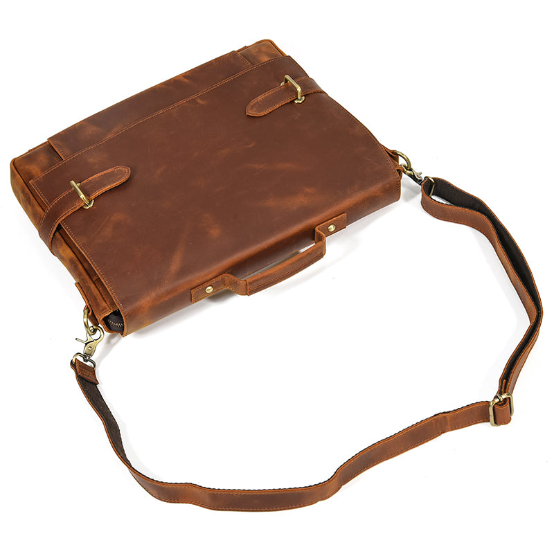 large leather shoulder bag