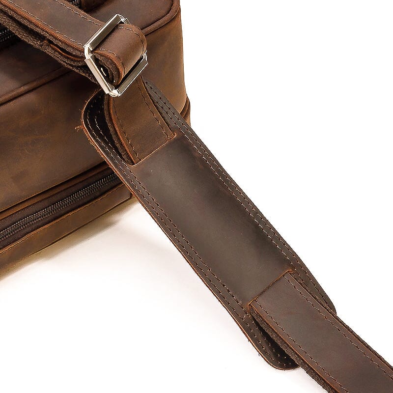 leather crossbody messenger bag