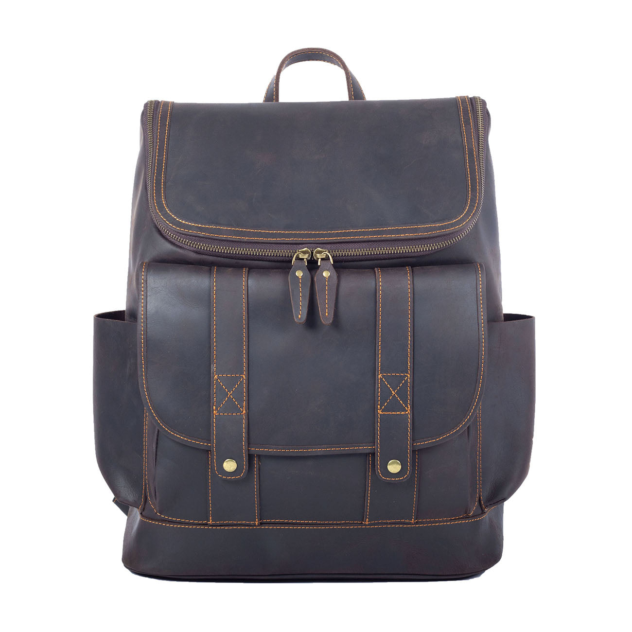 Leather Work Backpack