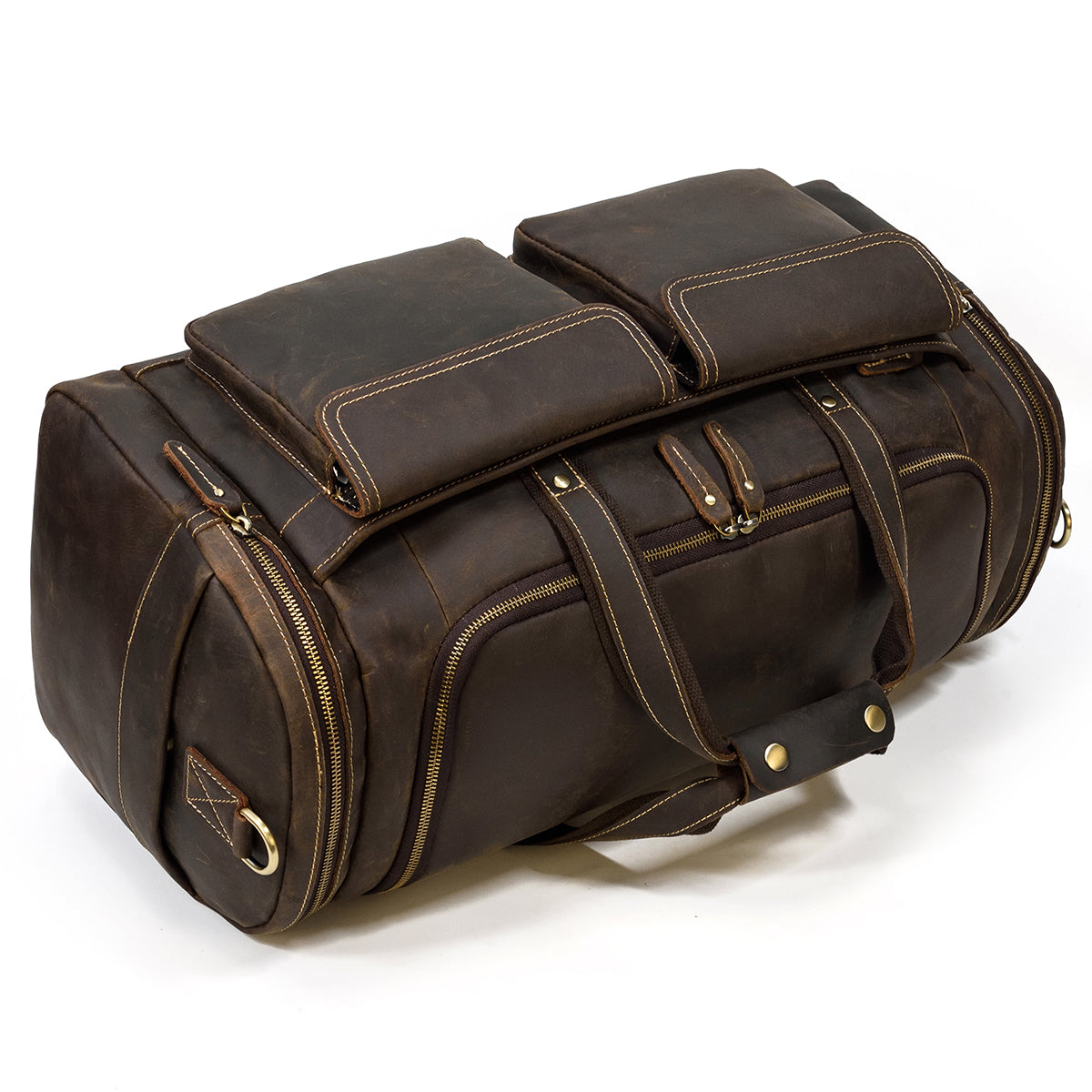 fashion Men's Leather Duffle Bag