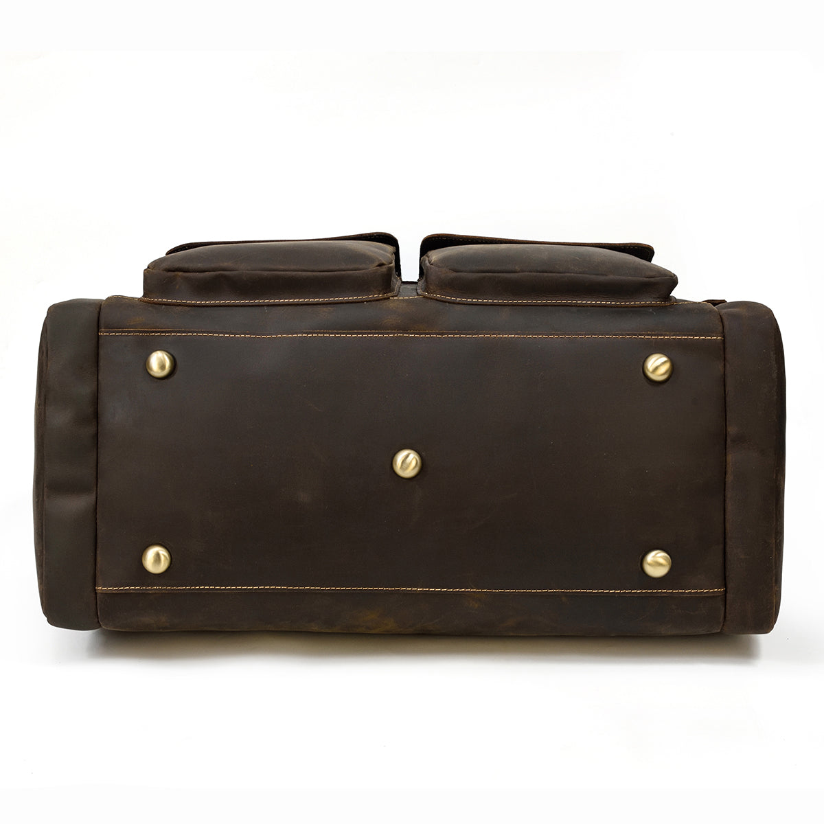 vintage style Men's Leather Duffle Bag