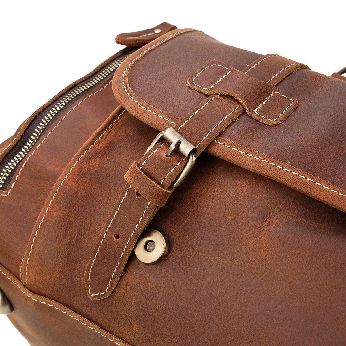 cabin Men's Leather Weekend Bag