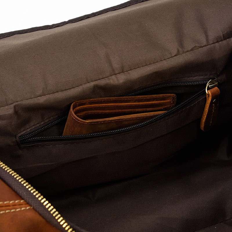 cabin Mens Leather Holdall