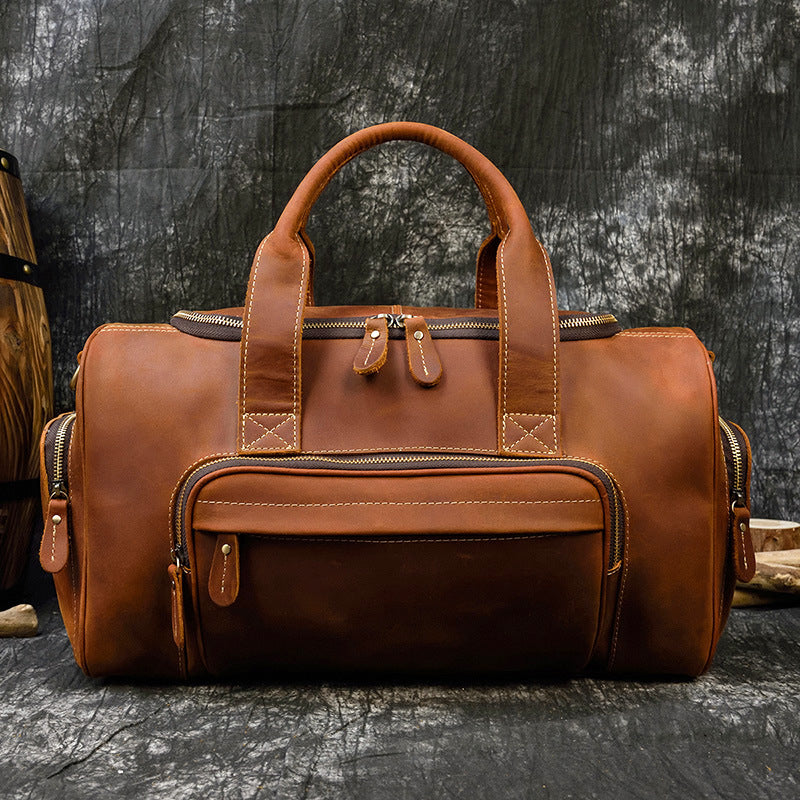 Sac 48h Cuir Homme compartiments