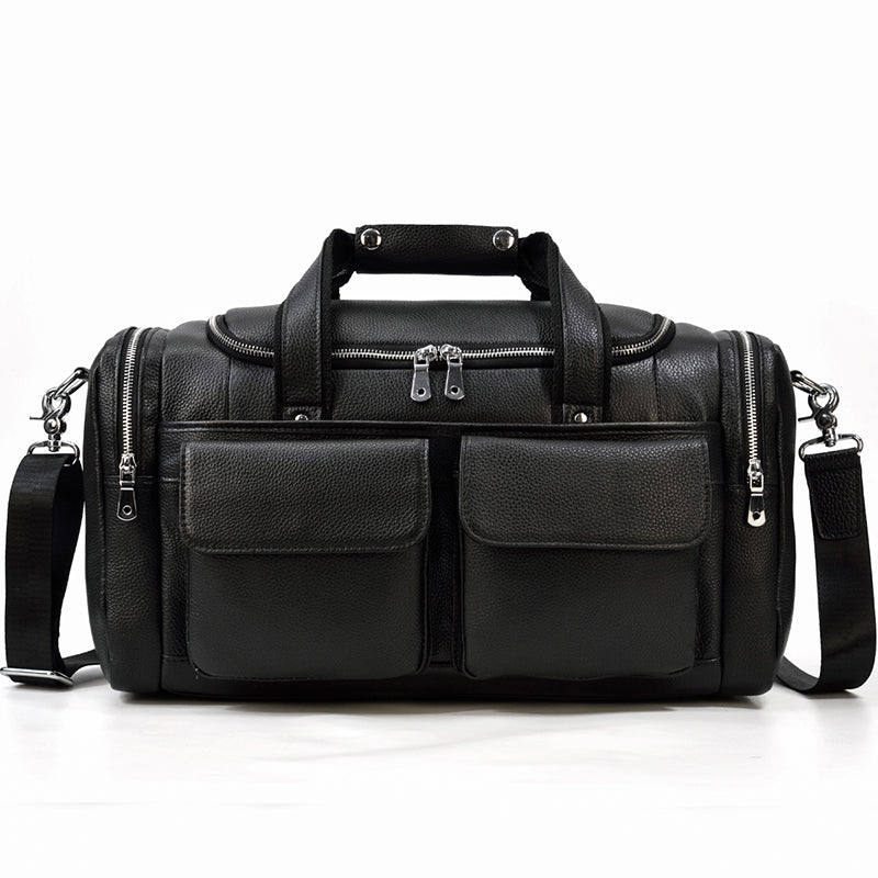 Sac Week End Cuir Noir