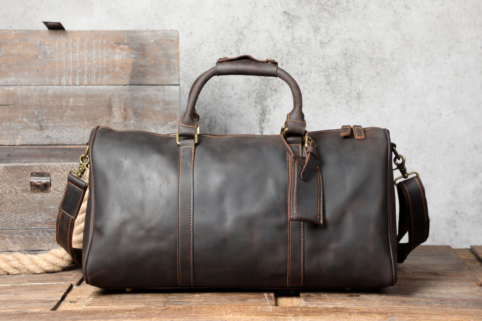 Sac Weekend Homme Cuir