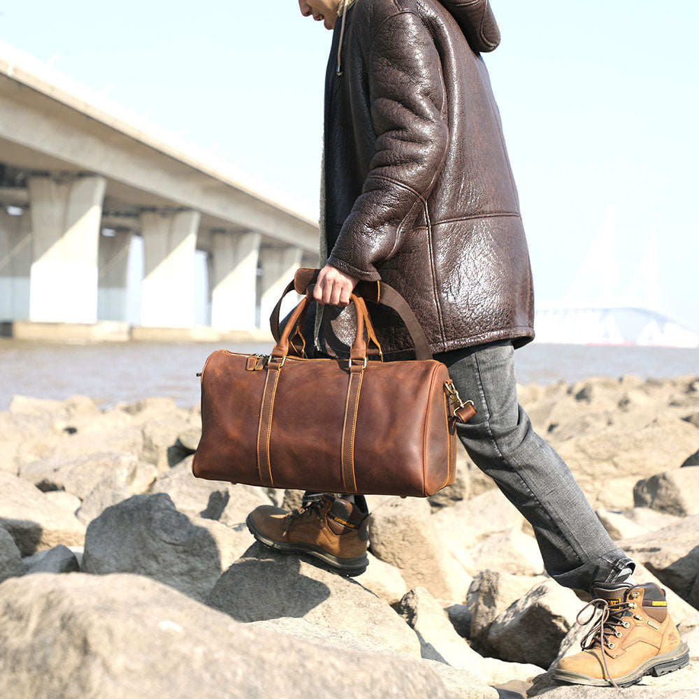 Sac Weekend Homme Cuir