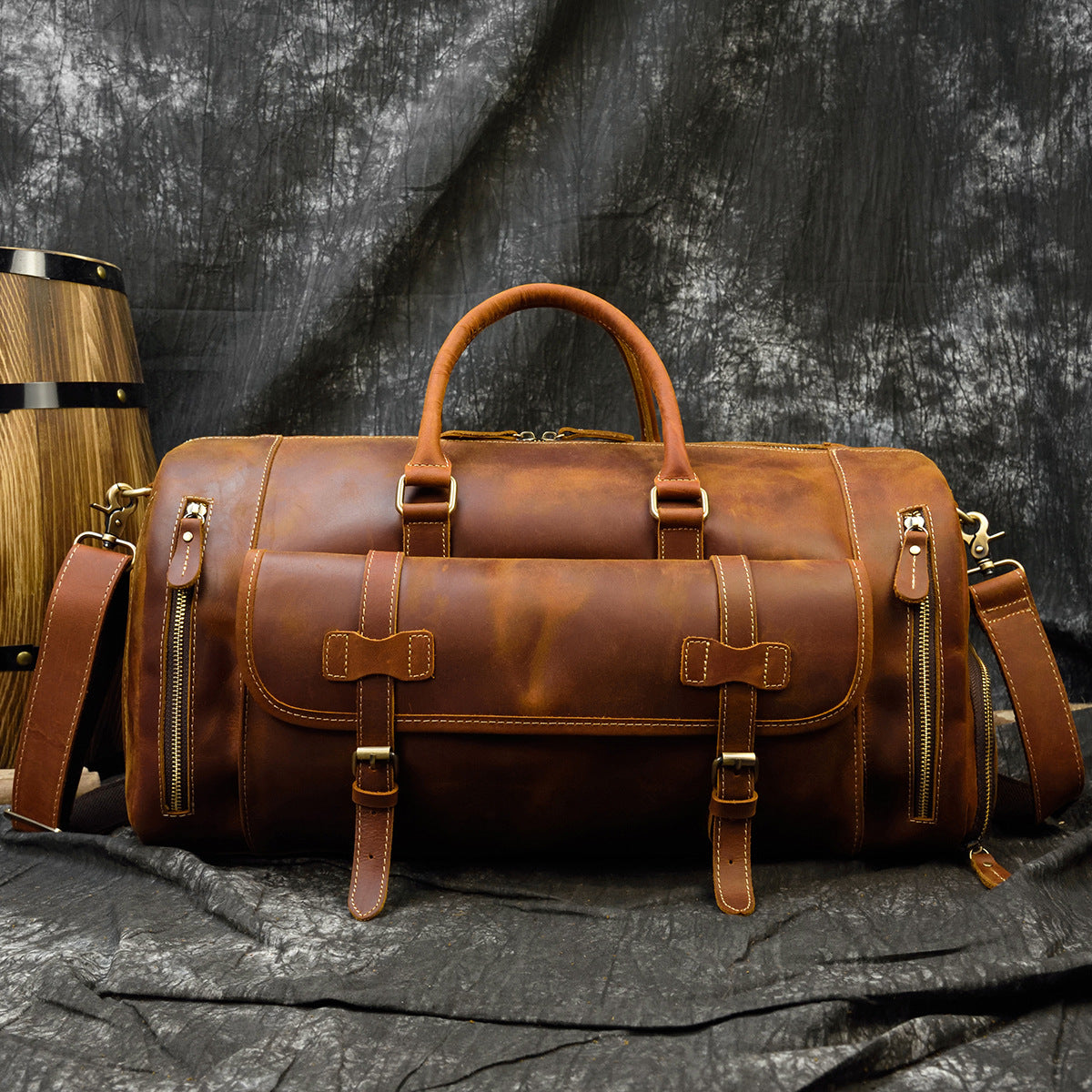 Sac Weekend en Cuir Homme aventure