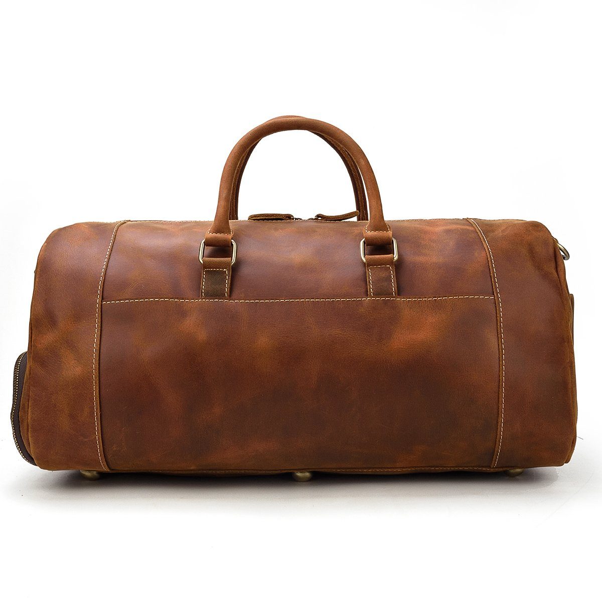 Sac Weekend en Cuir Homme brun