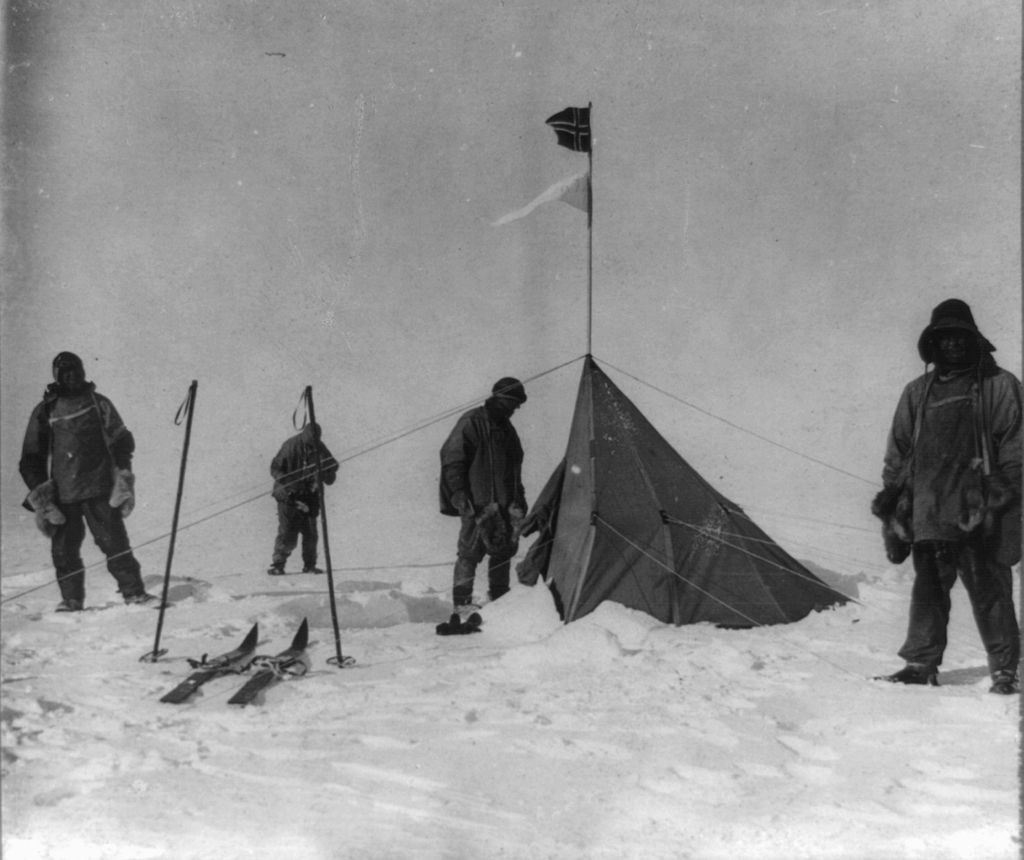 Amundsen expedition at the South Pole