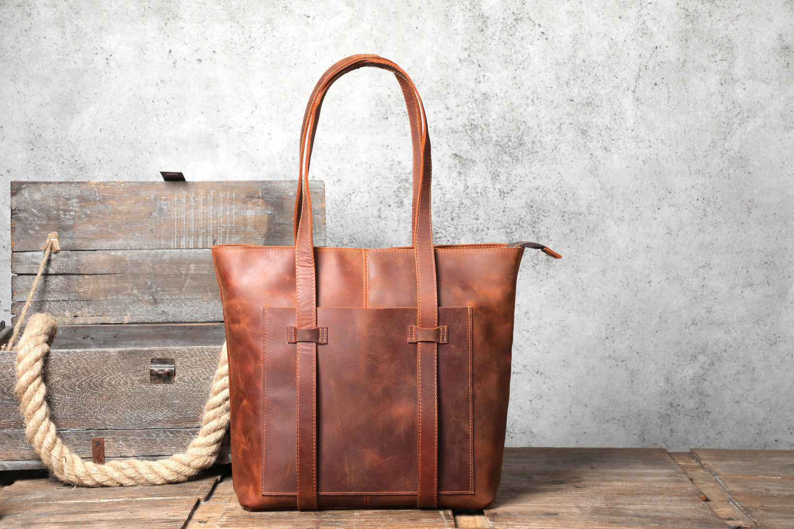 Tote Bag en Cuir