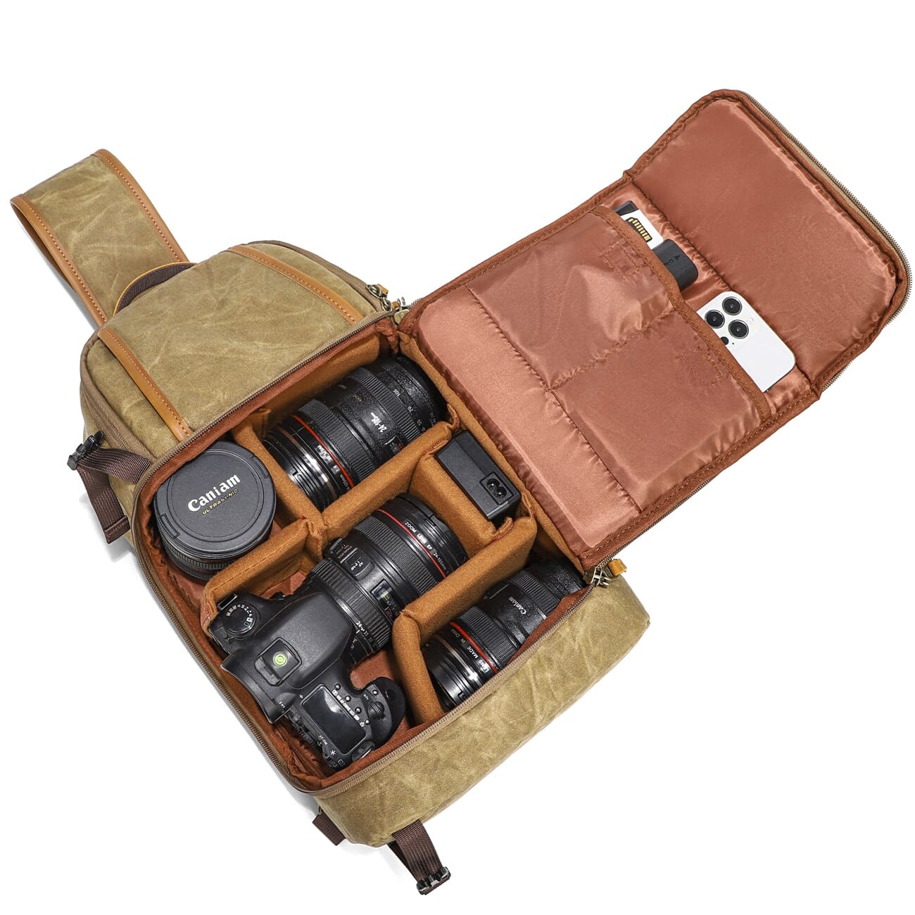 Canvas Camera Sling Bag