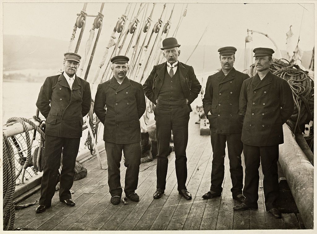 amundsen et ses collègues d'expédition