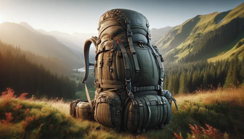 sac à dos de randonnée grand avec une capacité d'environ 70 à 150 litres