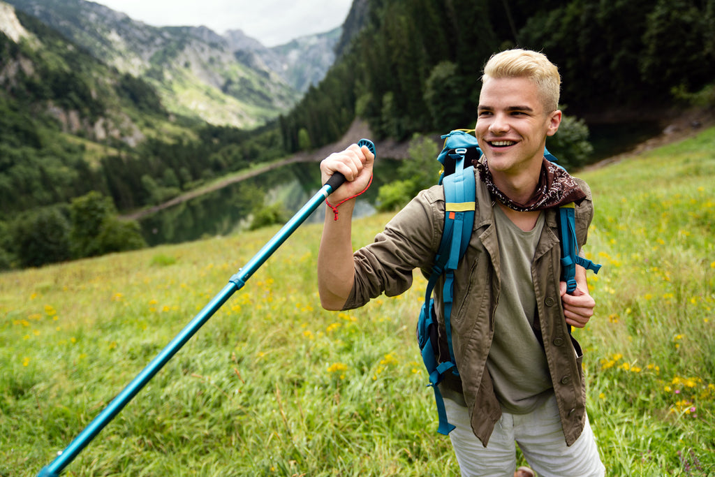 backpacking backpack with load lifter straps