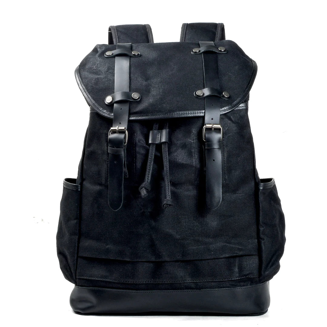 Black Canvas Backpack