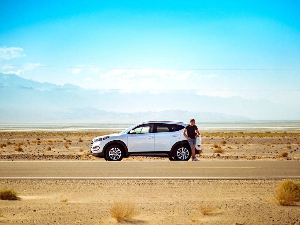 brocken car side road