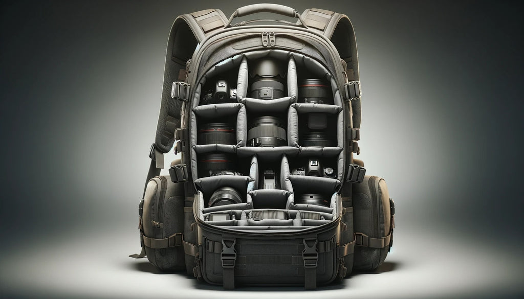 camera backpack designed for photographers and videographers