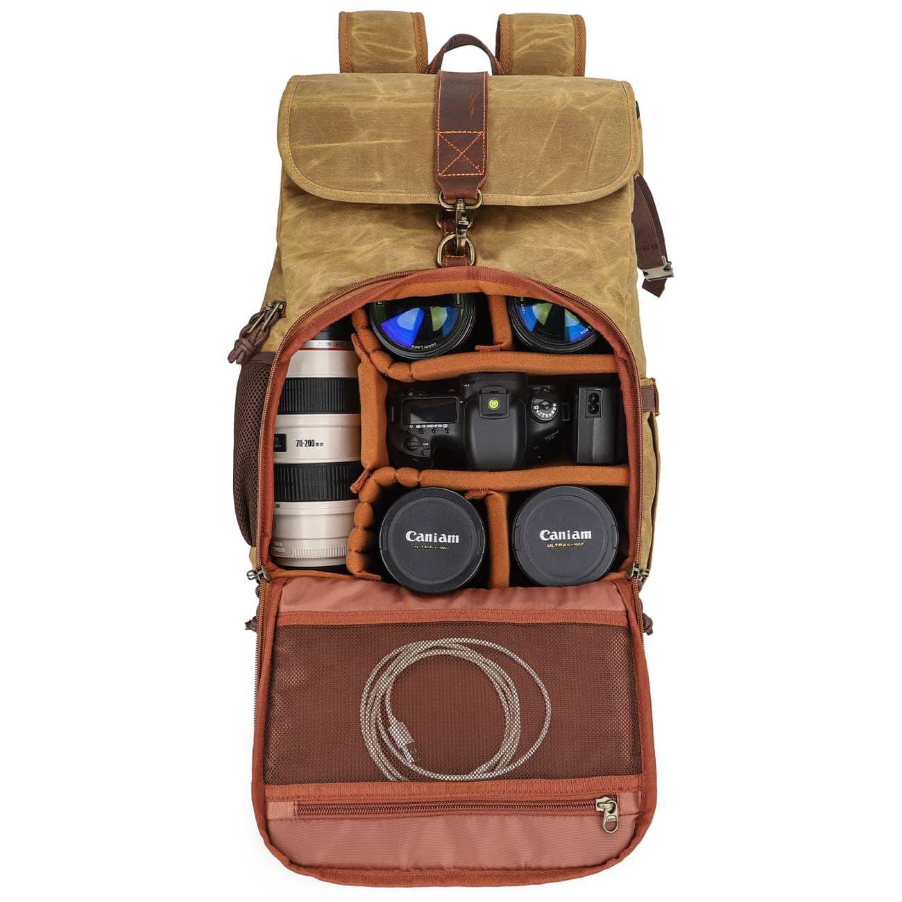 Canvas Camera Backpack