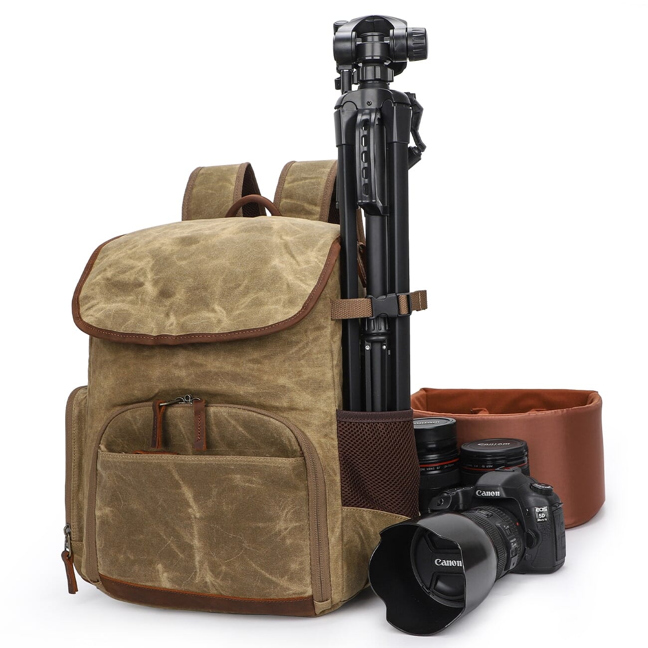 Canvas DSLR Camera Backpack