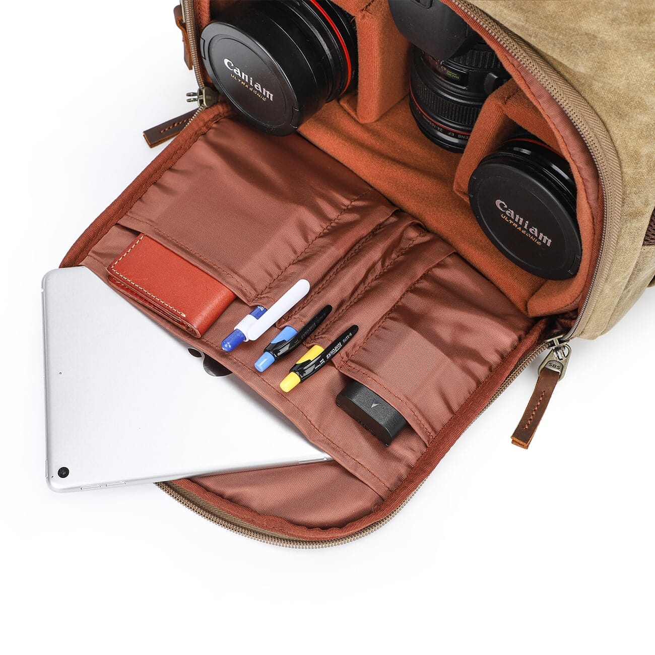 Canvas DSLR Camera Backpack