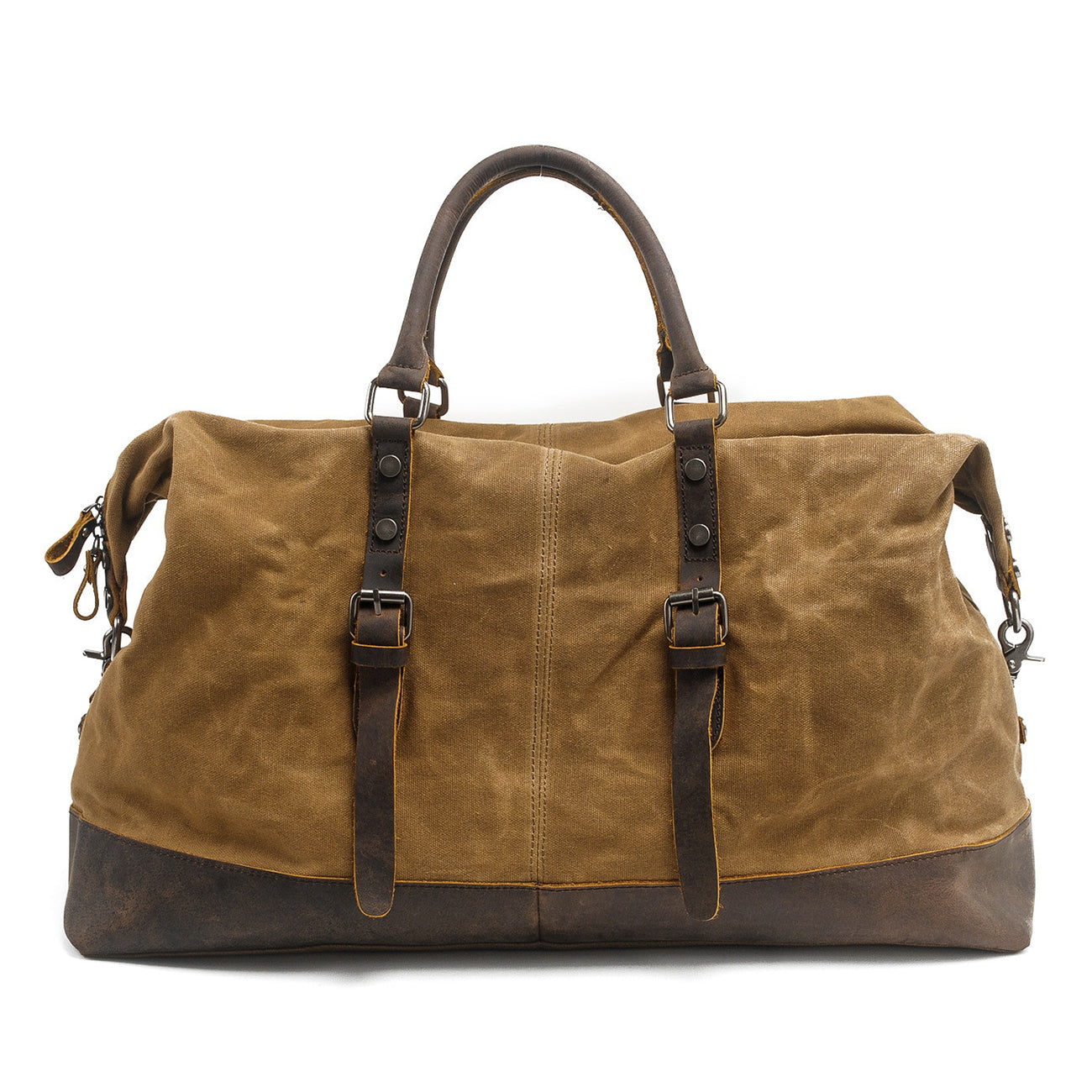 Canvas Duffle Bag, Brown