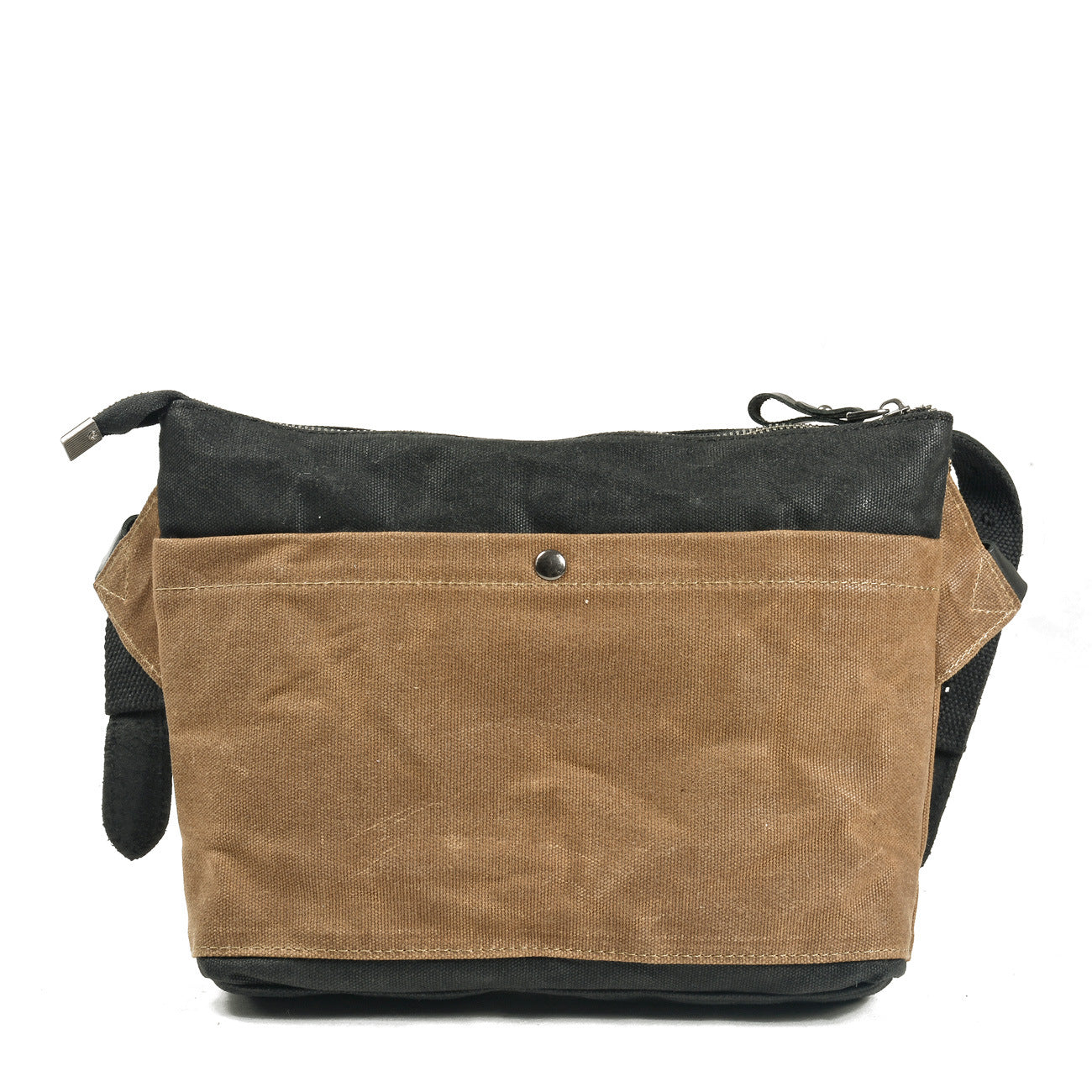 minimalist canvas leather crossbody bag