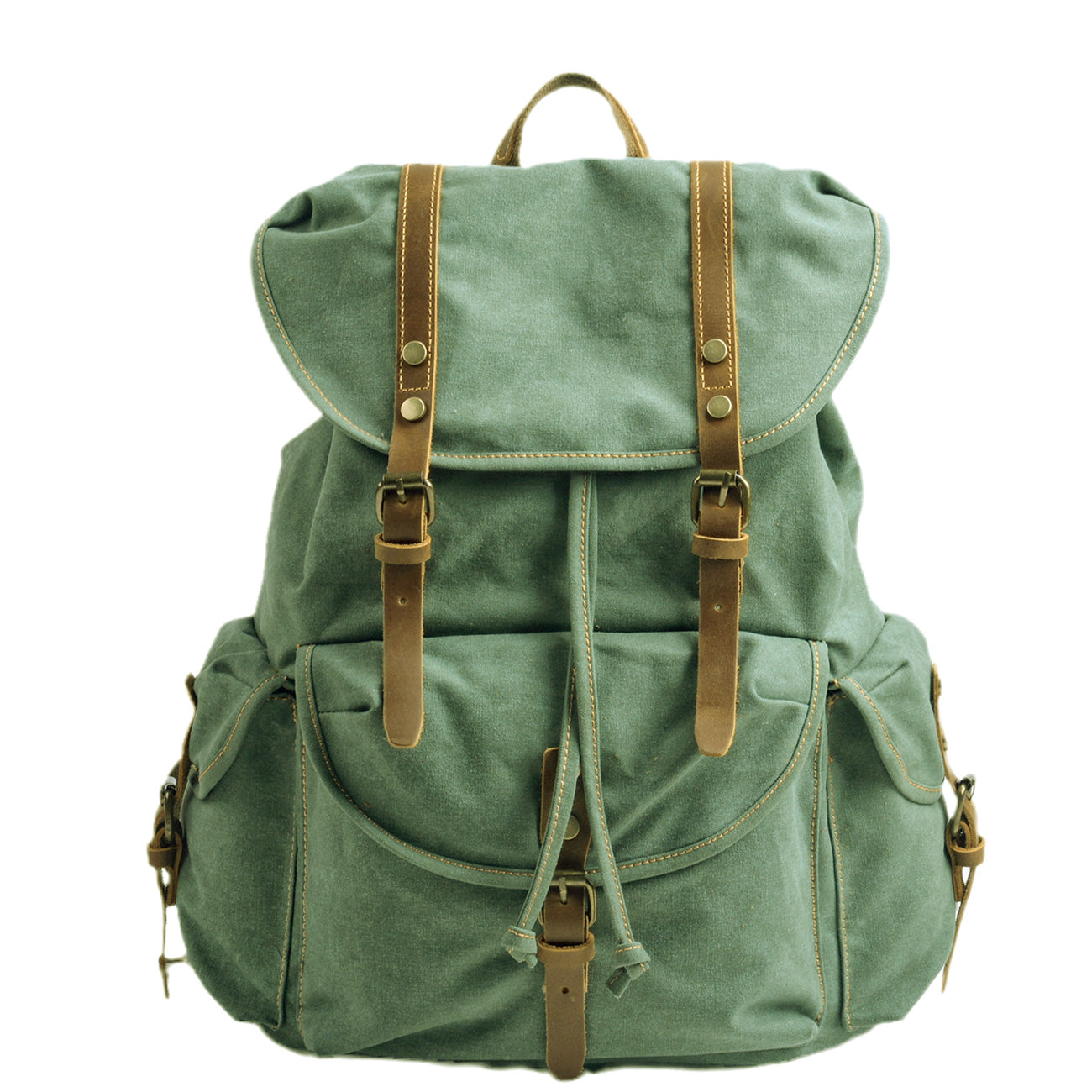 military canvas rucksack backpack