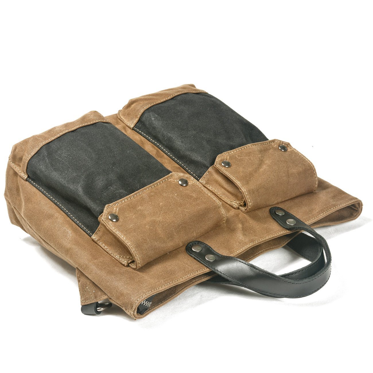 men's canvas shoulder messenger bag