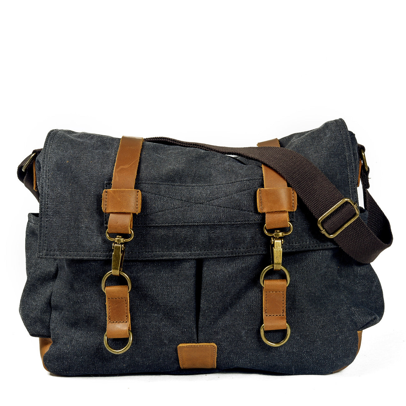 dark grey crossbody side bag