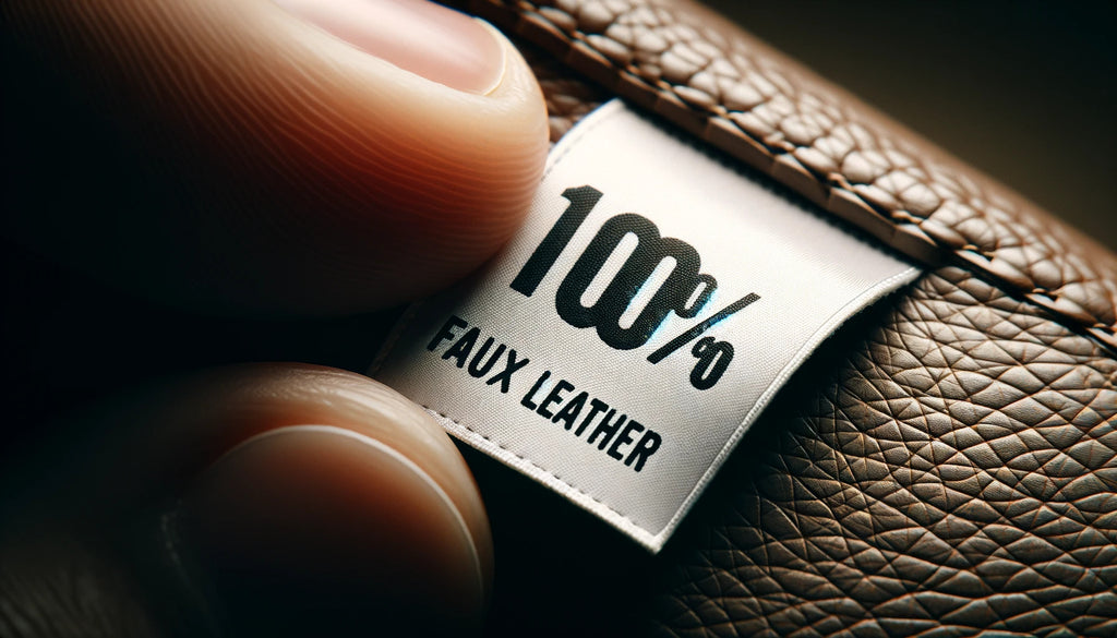 faux leather care label composition