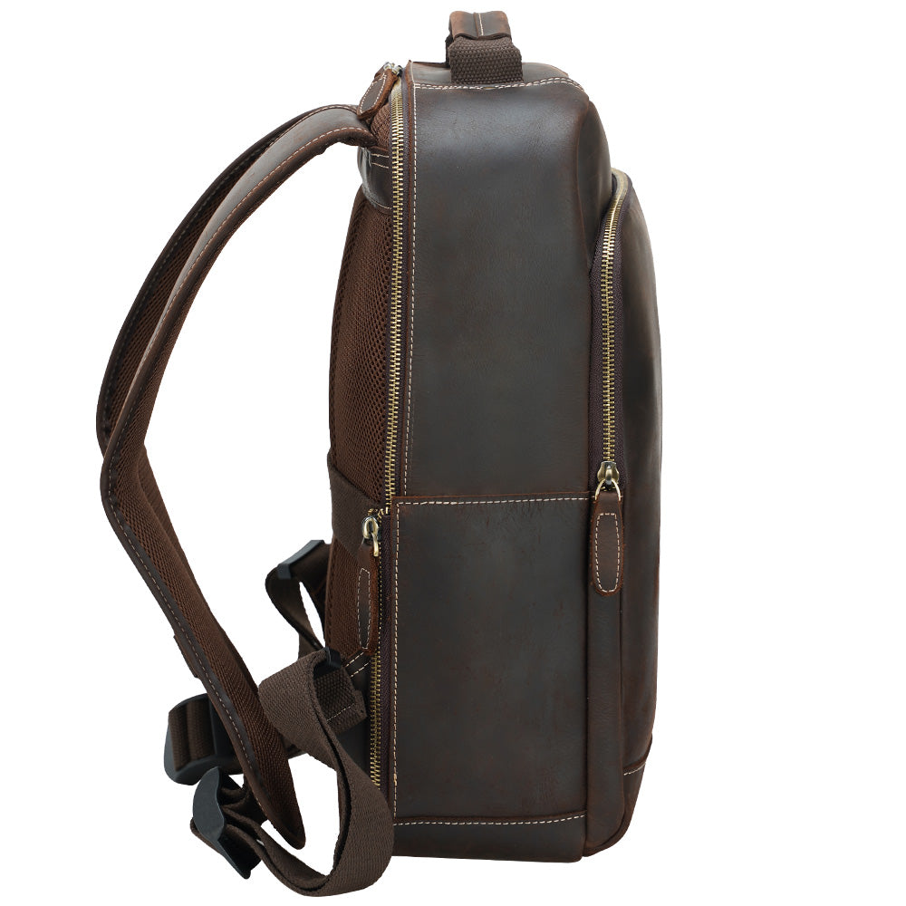 Crazy Horse Leather Backpack | EVEREST – Eiken Shop
