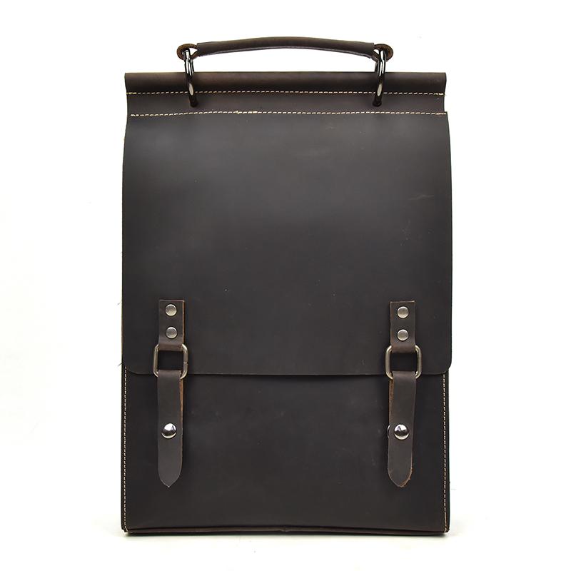 genuine leather school bag handbag