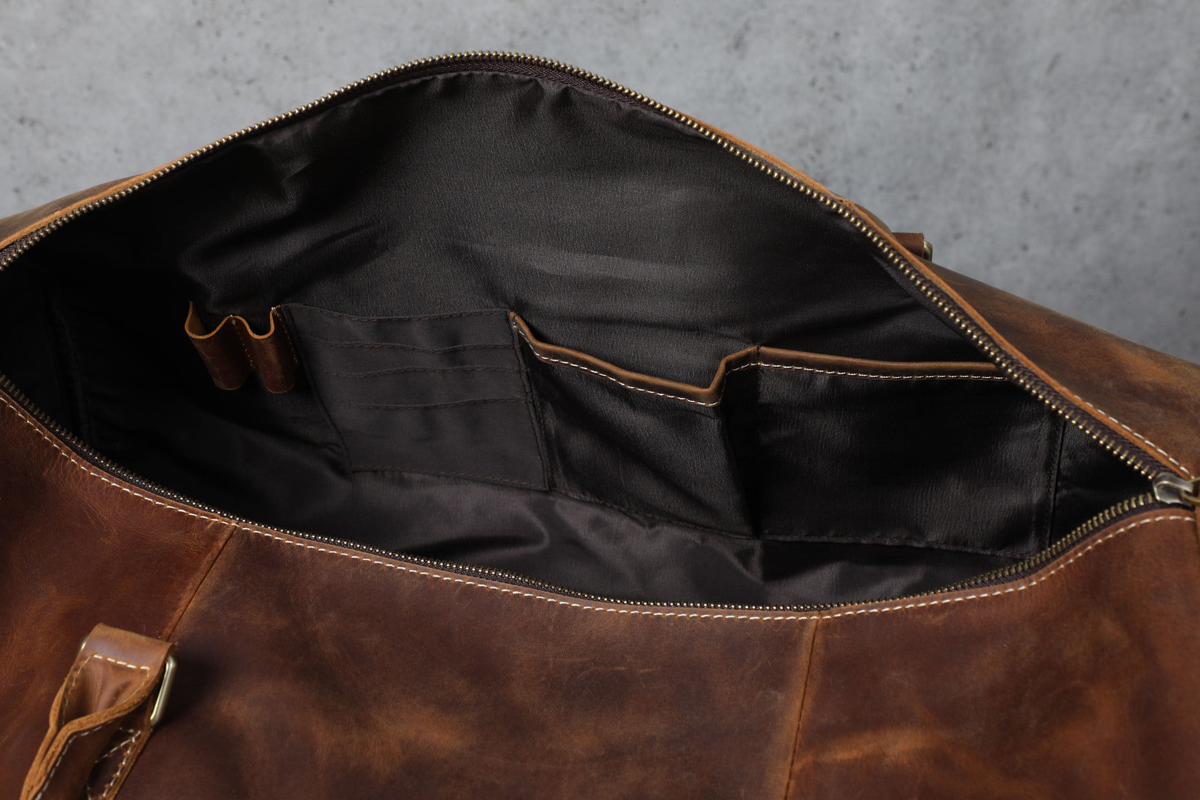 leather gym bag mens